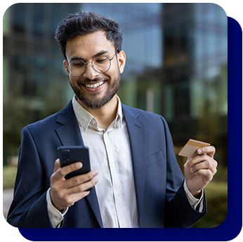 Everyday banking privileges with Aspire Banking, including debit card, credit card, and preferential services